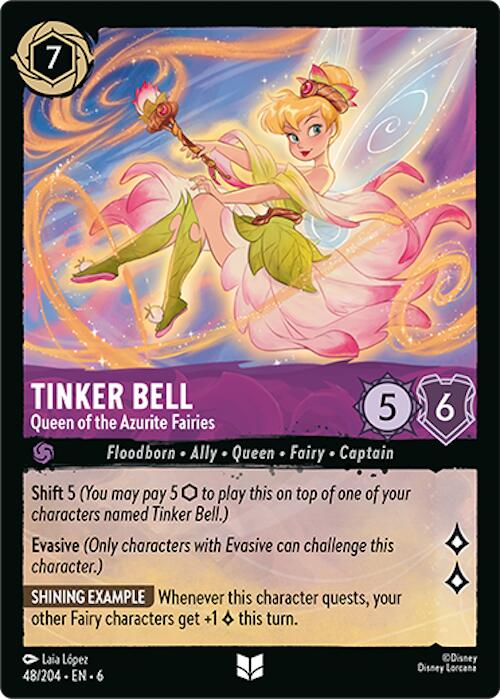Tinker Bell - Queen of the Azurite Fairies (48/204) [Azurite Sea] - Trinity Hobby