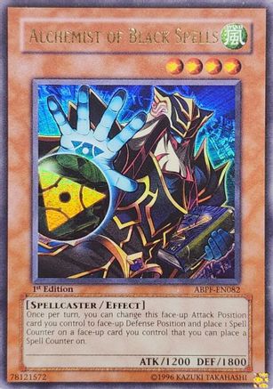Alchemist of Black Spells [ABPF-EN082] Ultimate Rare - Trinity Hobby