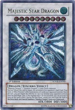 Majestic Star Dragon [SOVR-EN040] Ultimate Rare - Trinity Hobby