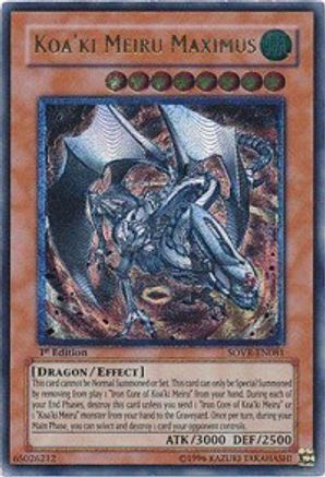 Koa'ki Meiru Maximus [SOVR-EN081] Ultimate Rare - Trinity Hobby