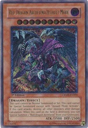 Red Dragon Archfiend/Assault Mode [CRMS-EN004] Ultimate Rare - Trinity Hobby