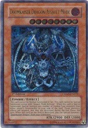 Doomkaiser Dragon/Assault Mode [CRMS-EN019] Ultimate Rare - Trinity Hobby