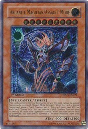 Arcanite Magician/Assault Mode [CRMS-EN021] Ultimate Rare