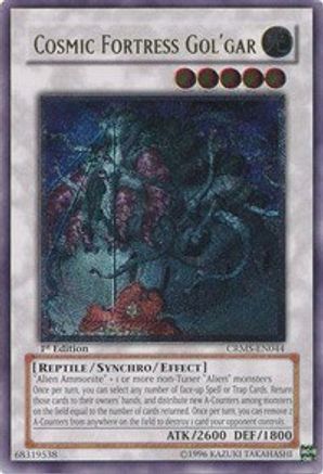 Cosmic Fortress Gol'Gar [CRMS-EN044] Ultimate Rare - Trinity Hobby