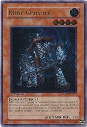 Bone Crusher [CRMS-EN083] Ultimate Rare - Trinity Hobby