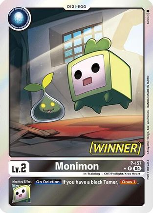 Monimon [P-157] (Store Tournament 2024 Oct. - Dec. Winner Pack) [Promotional Cards] - Trinity Hobby