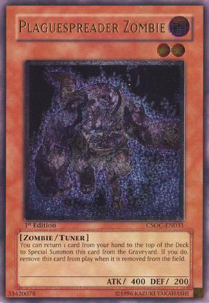 Plaguespreader Zombie (UTR) [CSOC-EN031] Ultimate Rare - Trinity Hobby