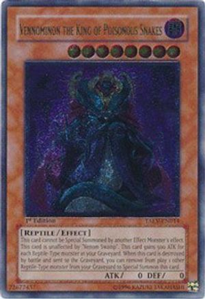 Vennominon the King of Poisonous Snakes [TAEV-EN014] Ultimate Rare - Trinity Hobby