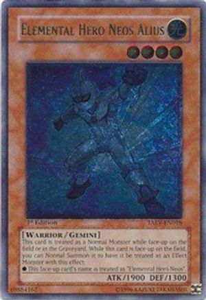 Elemental Hero Neos Alius [TAEV-EN018] Ultimate Rare - Trinity Hobby
