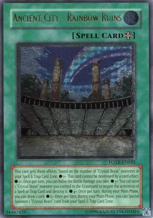Ancient City - Rainbow Ruins [FOTB-EN045] Ultimate Rare - Trinity Hobby