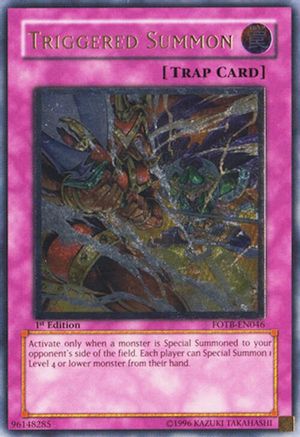 Triggered Summon [FOTB-EN046] Ultimate Rare - Trinity Hobby