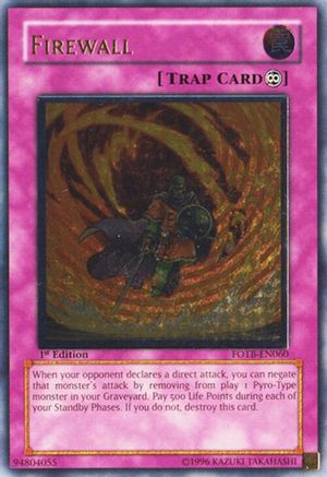 Firewall [FOTB-EN060] Ultimate Rare - Trinity Hobby