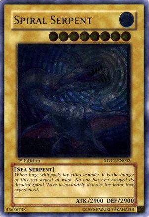 Spiral Serpent [STON-EN003] Ultimate Rare - Trinity Hobby