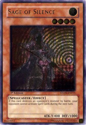 Sage of Silence [STON-EN015] Ultimate Rare - Trinity Hobby