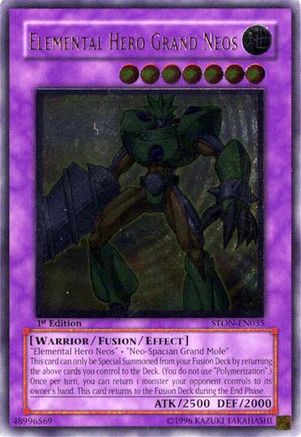 Elemental Hero Grand Neos [STON-EN035] Ultimate Rare - Trinity Hobby