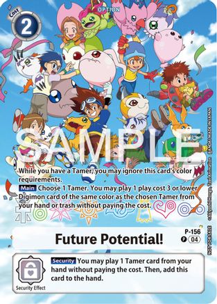 Future Potential! [P-156] (25th Anniversary Digimon Adventure) [Digimon LIBERATOR Promos] - Trinity Hobby