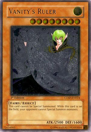 Vanity's Ruler [CDIP-EN024] Ultimate Rare - Trinity Hobby