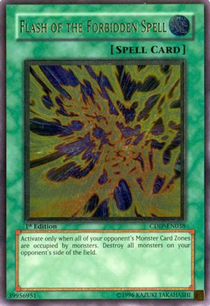 Flash of the Forbidden Spell [CDIP-EN038] Ultimate Rare - Trinity Hobby