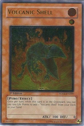 Volcanic Shell [FOTB-EN009] Ultimate Rare - Trinity Hobby