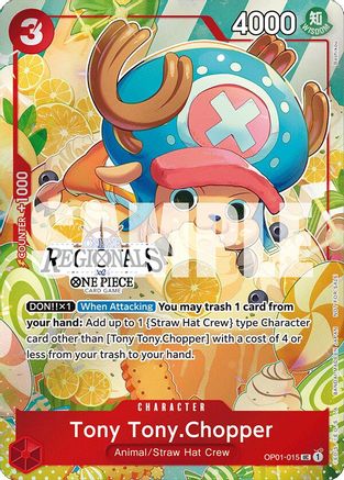 Tony Tony.Chopper (Online Regional 2024 Vol. 3) (OP01-015) - [One Piece Promotion Cards] - Trinity Hobby