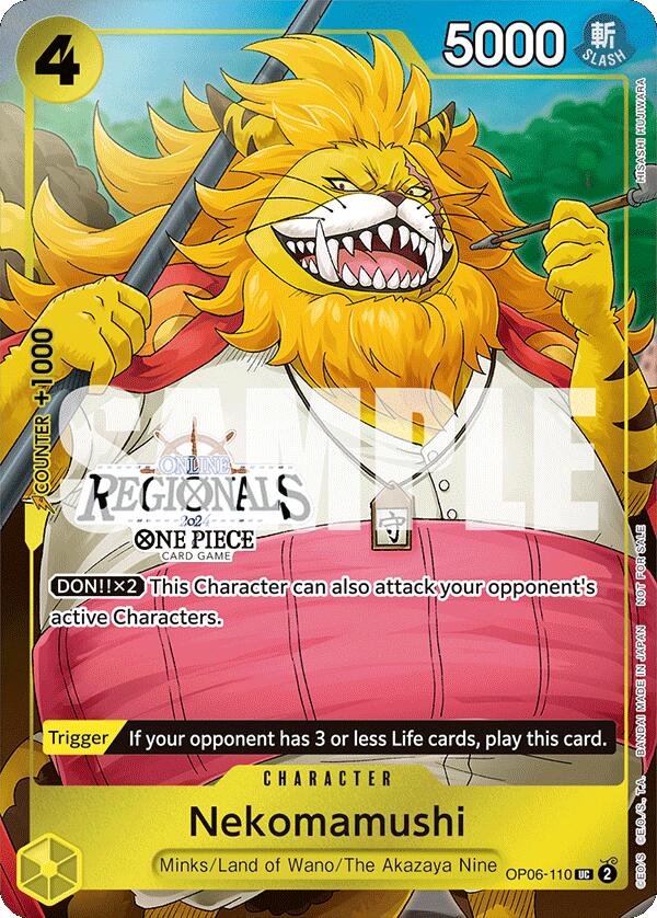 Nekomamushi (Online Regional 2024 Vol. 3) (OP06-110) - [One Piece Promotion Cards] - Trinity Hobby