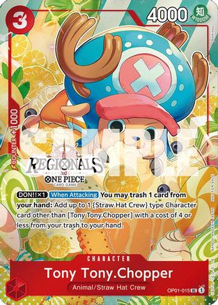 Tony Tony.Chopper (Offline Regional 2024 Vol. 3) (OP01-015) - [One Piece Promotion Cards] - Trinity Hobby