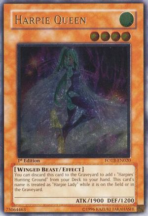 Harpie Queen [FOTB-EN020] Ultimate Rare - Trinity Hobby