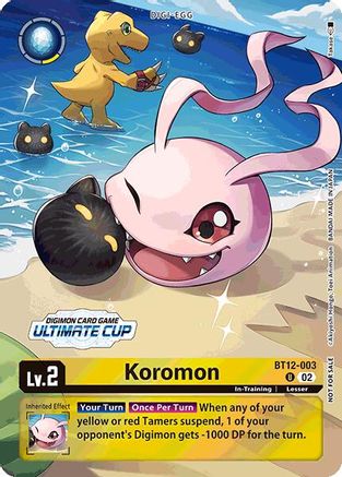 Koromon [BT12-003] (Ultimate Cup 2024) [Across Time] - Trinity Hobby