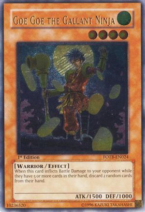 Goe Goe the Gallant Ninja [FOTB-EN024] Ultimate Rare - Trinity Hobby