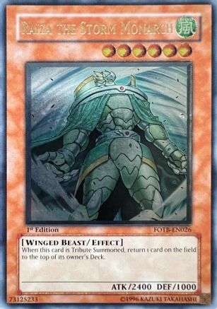 Raiza the Storm Monarch [FOTB-EN026] Ultimate Rare - Trinity Hobby