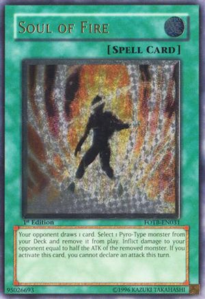 Soul of Fire [FOTB-EN031] Ultimate Rare - Trinity Hobby
