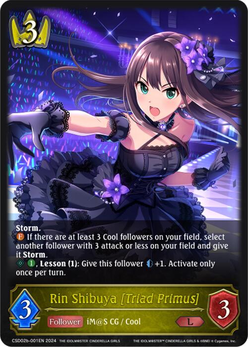 Rin Shibuya [Triad Primus] (CSD02b-001EN) [THE IDOLM@STER CINDERELLA GIRLS] - Trinity Hobby