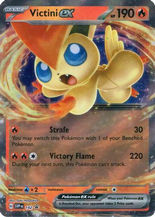 Victini ex (SVP142) [Scarlet & Violet: Black Star Promos] - Trinity Hobby