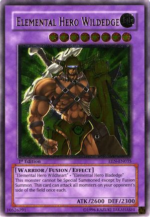 Elemental Hero Wildedge [EEN-EN035] Ultimate Rare - Trinity Hobby