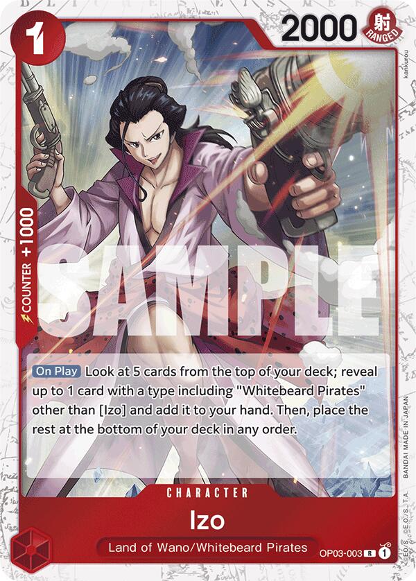 Izo (OP03-003) (Jolly Roger Foil) (OP03-003) - [Premium Booster -The Best-] Foil - Trinity Hobby
