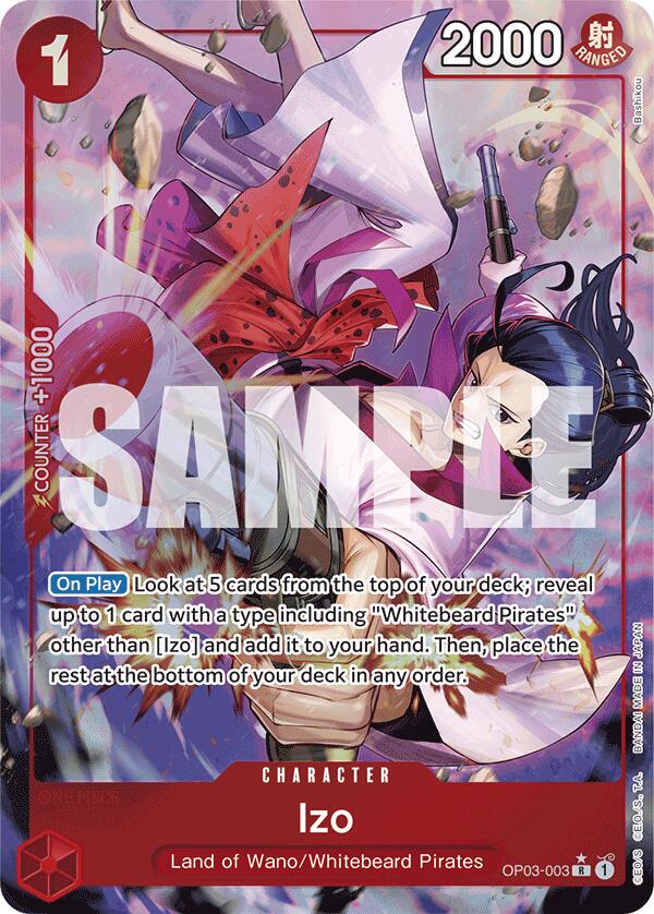 Izo (OP03-003) (Alternate Art) (OP03-003) - [Premium Booster -The Best-] Foil - Trinity Hobby
