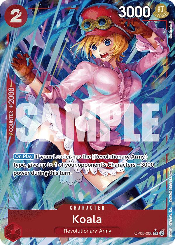 Koala (Alternate Art) (OP05-006) - [Premium Booster -The Best-] Foil - Trinity Hobby