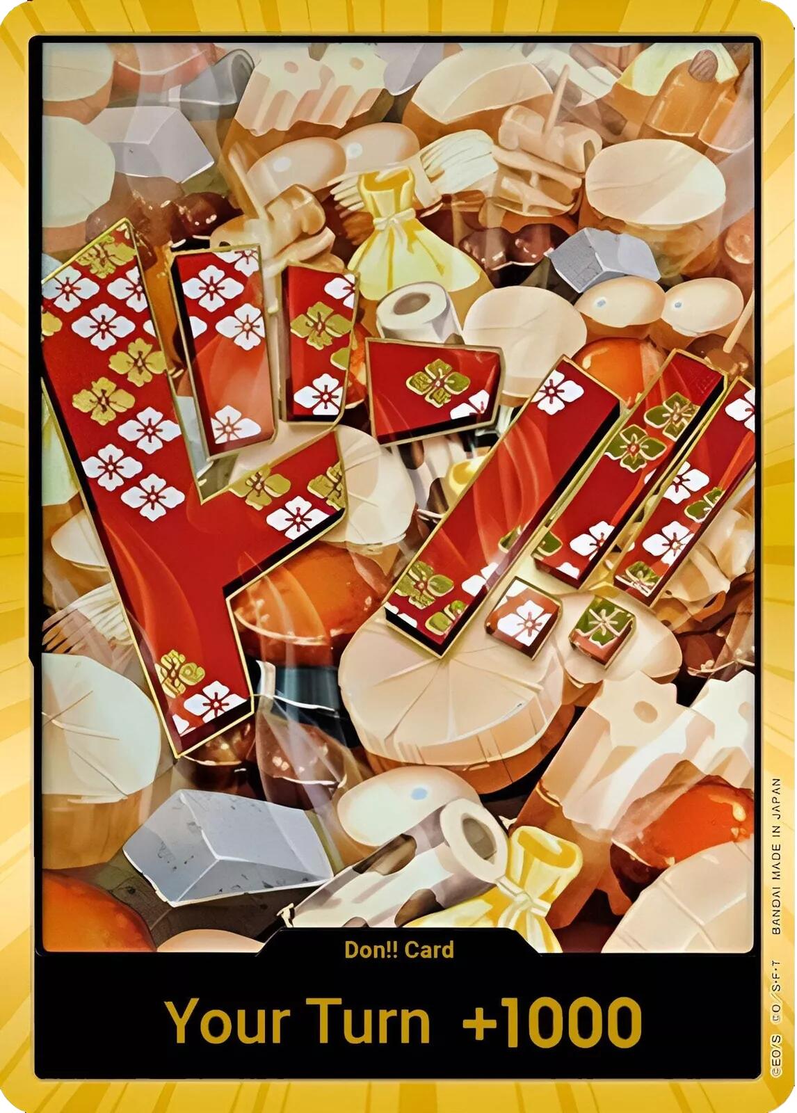 DON!! Card (Oden) (Gold) - [Premium Booster -The Best-] Foil - Trinity Hobby
