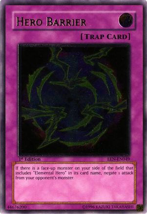 Hero Barrier (UTR) [EEN-EN049] - Elemental Energy Unlimited - Ultimate Rare - Trinity Hobby