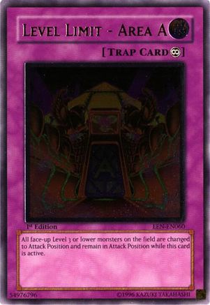 Level Limit - Area A (UTR) [EEN-EN060] - Elemental Energy Unlimited - Ultimate Rare - Trinity Hobby