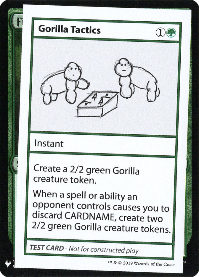 Gorilla Tactics [Mystery Booster Playtest Cards] - Trinity Hobby