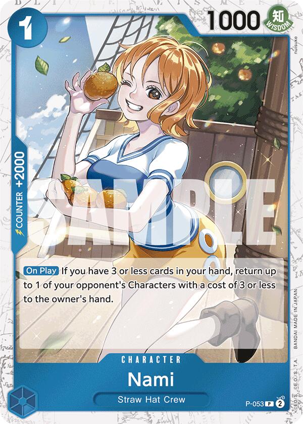 Nami (P-053) (Jolly Roger Foil) (P-053) - [Premium Booster -The Best-] Foil - Trinity Hobby