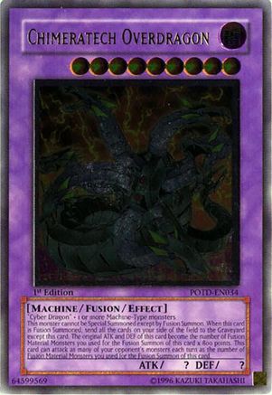 Chimeratech Overdragon [POTD-EN034] Ultimate Rare - Trinity Hobby