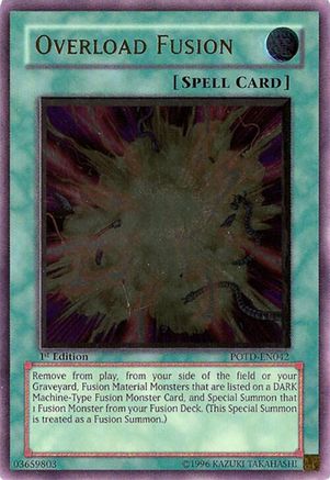 Overload Fusion [POTD-EN042] Ultimate Rare - Trinity Hobby