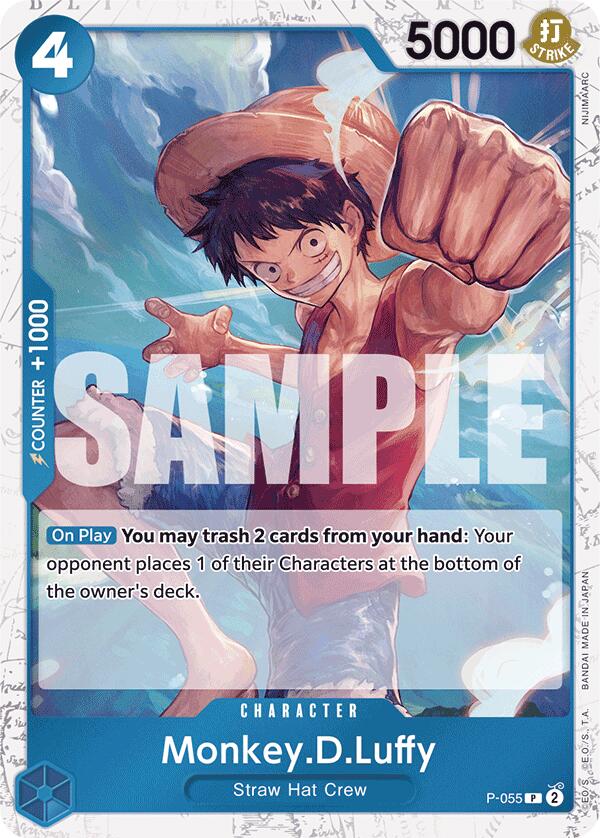 Monkey.D.Luffy (P-055) (Jolly Roger Foil) (P-055) - [Premium Booster -The Best-] Foil - Trinity Hobby