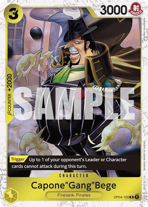 Capone"Gang"Bege (OP04-100) (Jolly Roger Foil) (OP04-100) - [Premium Booster -The Best-] Foil - Trinity Hobby