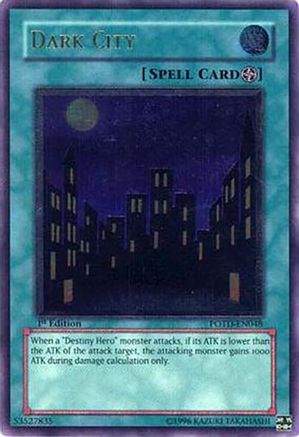 Dark City [POTD-EN048] Ultimate Rare - Trinity Hobby