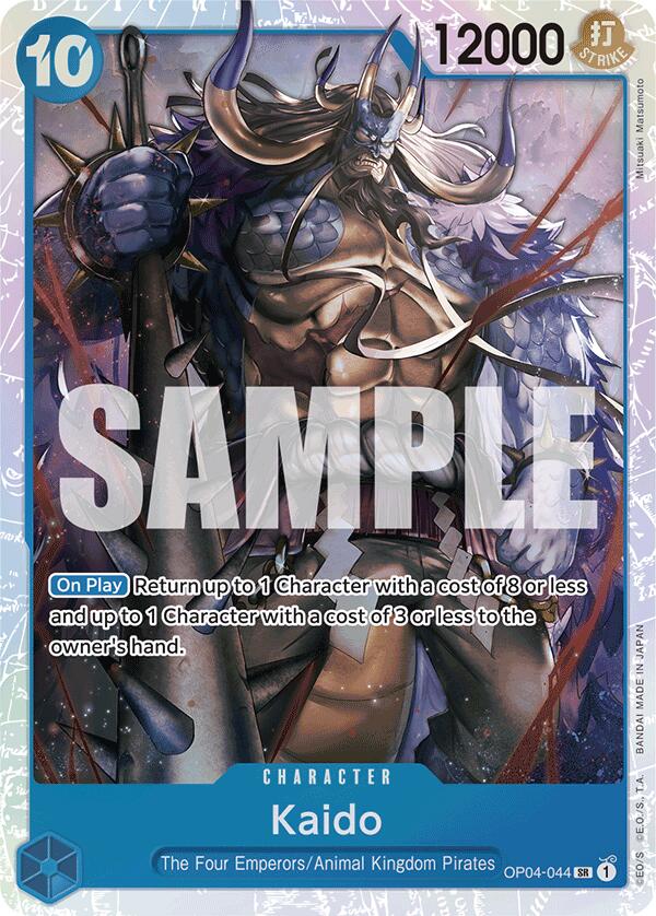 Kaido (OP04-044) (Reprint) (OP04-044) - [Premium Booster -The Best-] Foil - Trinity Hobby