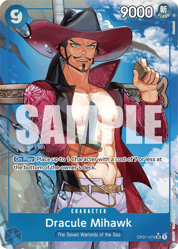 Dracule Mihawk (OP01-070) (Alternate Art) (OP01-070) - [Premium Booster -The Best-] Foil - Trinity Hobby