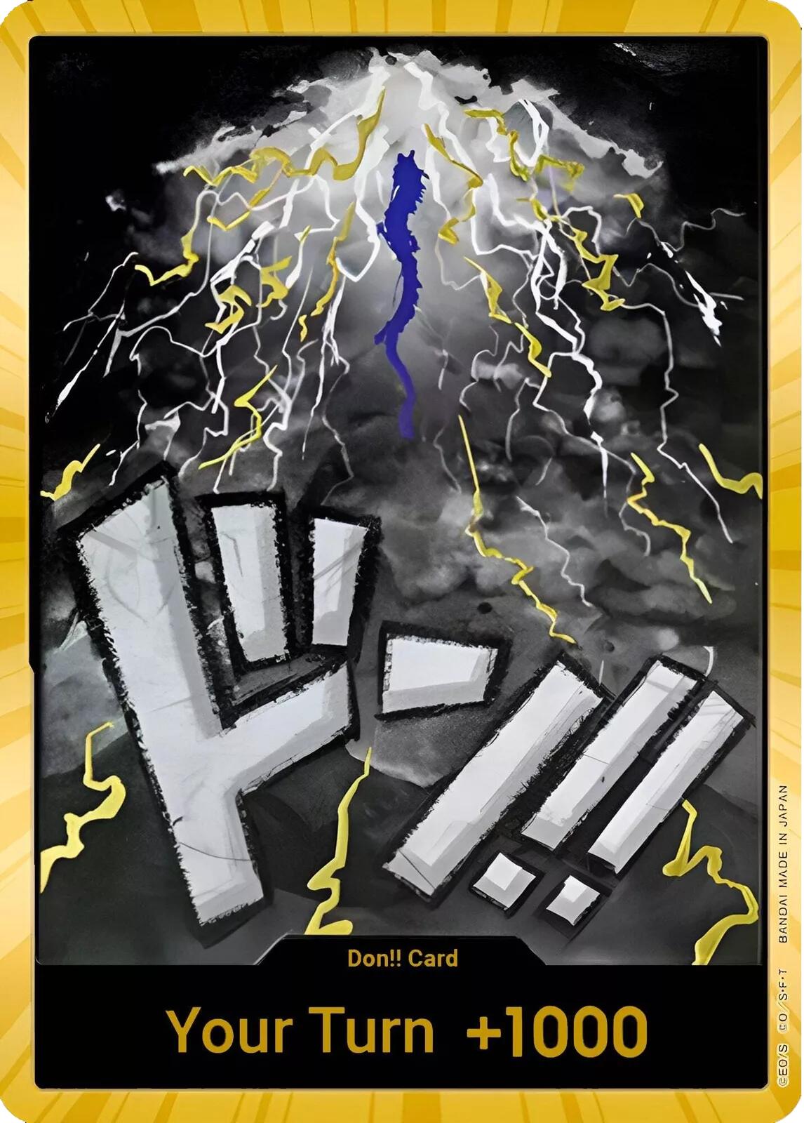 DON!! Card (Kaido) (Gold) - [Premium Booster -The Best-] Foil - Trinity Hobby